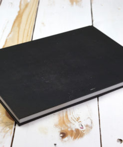gästebuch hochzeit schwarz tafellook