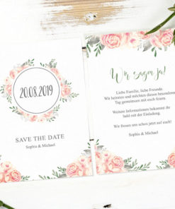 save the date vintage