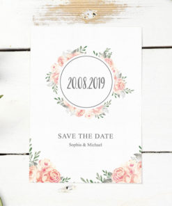 save the date vintage