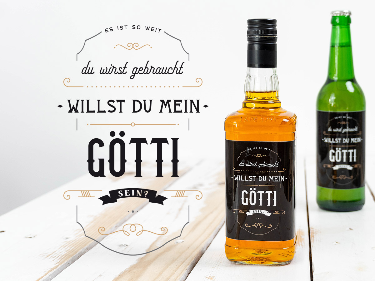 Willst du mein Götti sein fragen